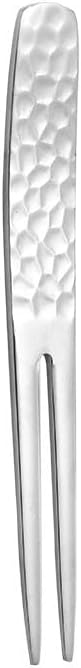 Stainless Steel Flatware serving set,Home Kitchen Eating Tableware Set,Dishwasher Safe,For Home Kitchen Restaurant Hote 1/4/6/8/10/12 Pieces 304 Stainless Steel Dessert Fork Ice Cream Fork Hammered Ca