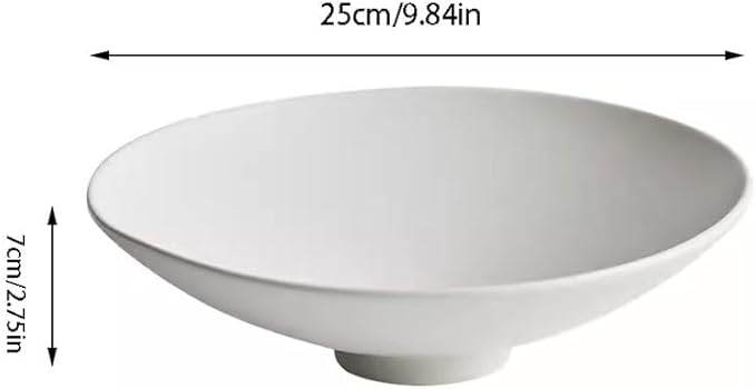 Kitchen Plates White Ceramic Western Food Plate Kitchen Dish Plate Home Salad Plate Cold Dish Plate Restaurant Appetizer Plate Restaurant Plates