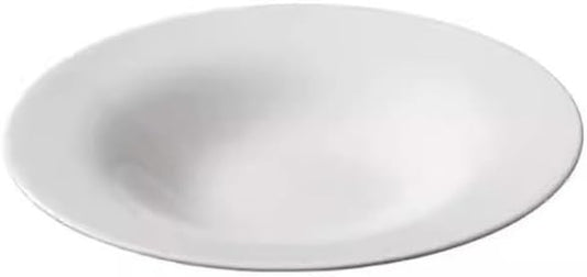 SONGCHAO Party Supplies Simple Tall Soup Plate Hotel Club Cooking Plate Tableware Chinese Dinner Plate Ceramic Deep Soup Plate Party Plates (Size : Small)