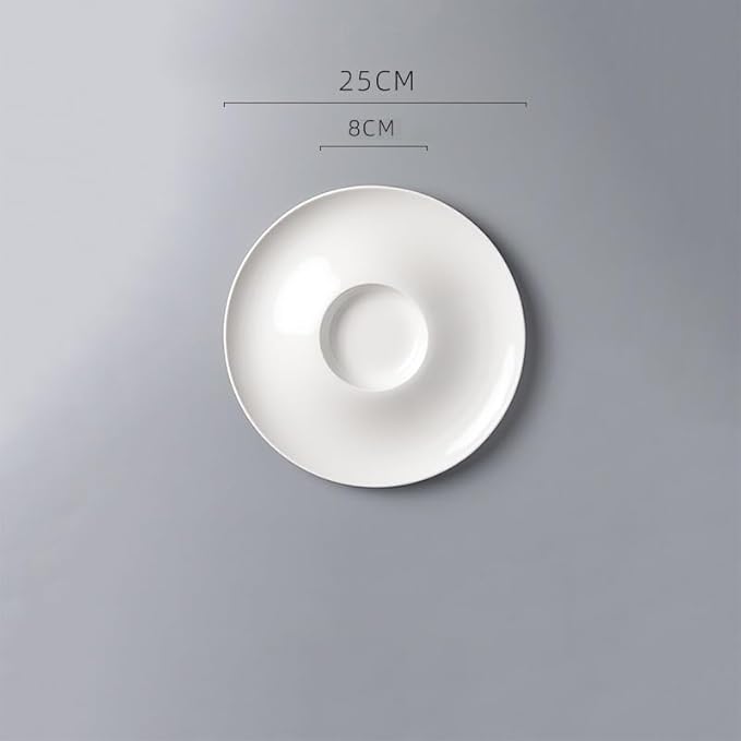 Modern Large Dinner Plates Ceramic French And Western Cuisine, Artistic Conception Dishes, Molecular Tableware, Creative Club Fusion, Desserts, Appetizers, Serving Plates Stackable Dinner Plates