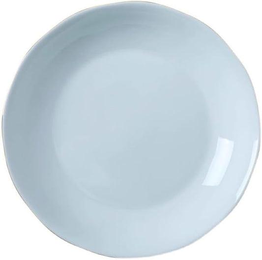 SONGCHAO Party Supplies Light Luxury Gold-rimmed Celadon Plate, Household Ceramic Plate, Creative Pumpkin Plate, Chinese Fruit Plate, Salad Plate Party Plates (Color : A, Size : 4pcs)