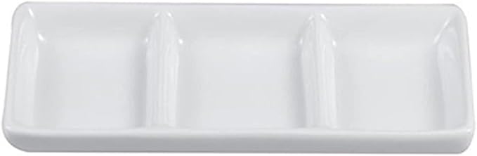 Dipping Dish Dip Bowls Snack Bowl Seasoning Plate Ceramic Sauce Pan Snack Gravy Boat Dessert Bowl Home Sauce Set Kitchen Restaurant Appetizer Plate Seasoning Dish (Color : 8inches)