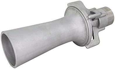 Eductor Nozzle - BSPT Fluid Mixing Eductors - 316 Stainless Steel - Minimal Maintenance and Clog Resistant Tank Mixing Agitation Nozzles - 1/2 inch (1 Count)