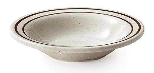 GET BF-725-TB Melamine Narrow Rim Fruit/Dessert Bowl, 3.5 Ounce, Ultraware Beige (Set of 12)
