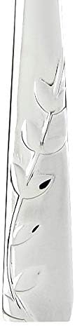 Cambridge Silversmiths 268320R Blossom Sand 20-Piece Flatware Silverware Set, Service for 4, Stainless Steel, Includes Forks/Knives/Spoons, Brushed Finish