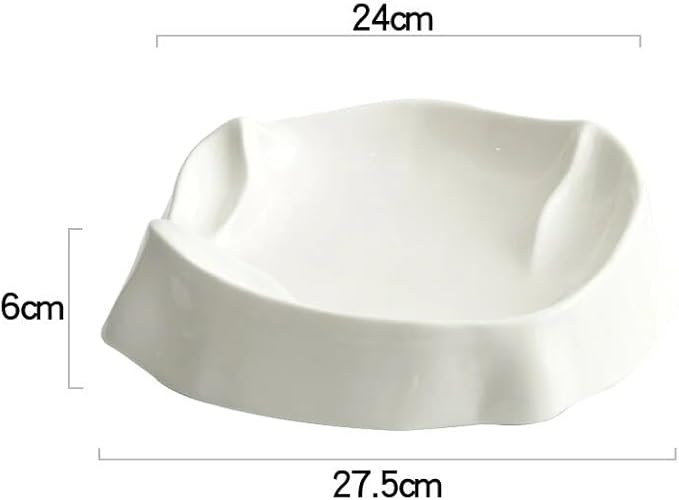 SONGCHAO Party Supplies Dish Plate Ceramic Dinner Plate Creative Irregular Mountain Shaped Dessert Plate Snack Plate Pasta Plates Restaurant Specialty Tableware Party Plates (Color : C 11 inch)