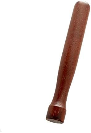 (Pack of 3) Wooden Muddler for Cocktails, Flat Head Bar Muddle,r Lacquered Walnut Wood, Mint Muddler for Mojitos