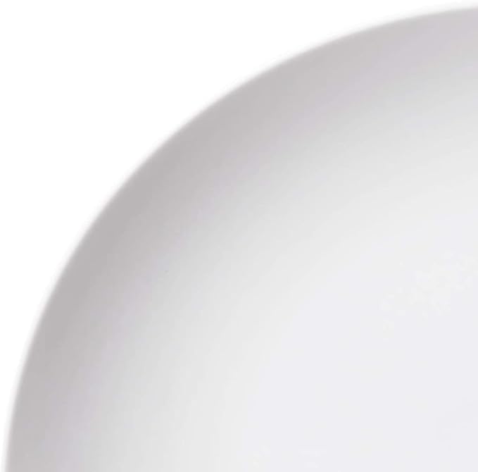 Plate and Bowl Set Porcelain Kitchen Dinnerware Set Ceramic Tableware 10 Dinnerware Set,Service for 8,White,