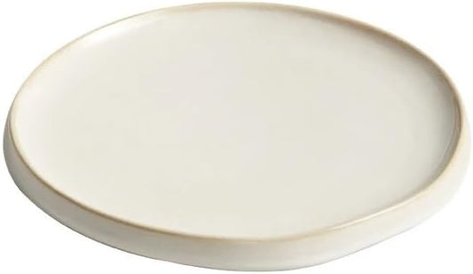Dessert Plates Simple Ceramic Dinner Plate Round Pasta Steak Plate Restaurant Creative Tableware Snack Dessert Plate Appetizer Plates Snack Tray