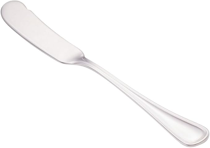 Soro Essentials- 18/8 Stainless Steel Simplicity Butter Spreader 2.5mm Set of 12- Serving Utensils Serving Flatware Cutlery Kitchen Tableware Buffet Serving Utensils for Home Kitchen and Restaurant