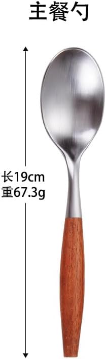 Stainless Steel Flatware serving set,Home Kitchen Eating Tableware Set,Dishwasher Safe,For Home Kitchen Restaurant Hote 5/20/30 Piece Household Teak 304 Stainless Steel Cutlery And Spoons Dessert Fork