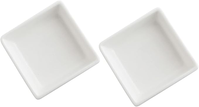 2pcs Sauce Dish Multipurpose Snack Dessert Holder for Sauces Spices and Appetizers for Home Restaurants and Buffets