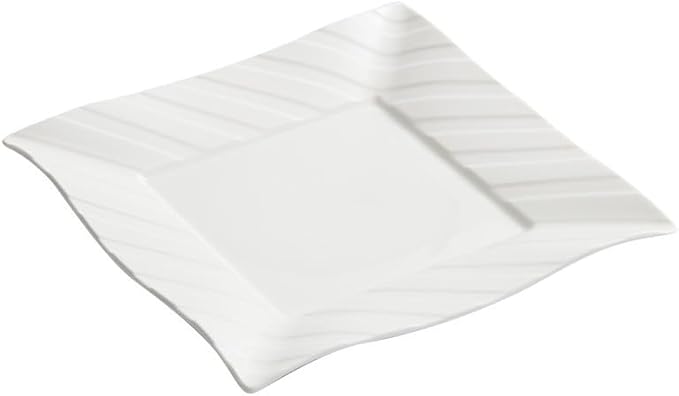 Appetizer Plates Ceramic Plate Dinner Plate Creative Western Plate Steak Plate Square Plate Flat Plate Western Tableware Cheap Plates(Large)
