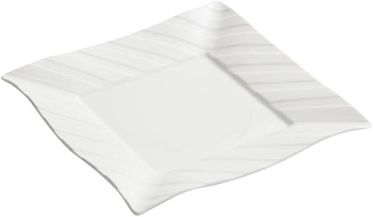 Appetizer Plates Ceramic Plate Dinner Plate Creative Western Plate Steak Plate Square Plate Flat Plate Western Tableware Cheap Plates(Large)