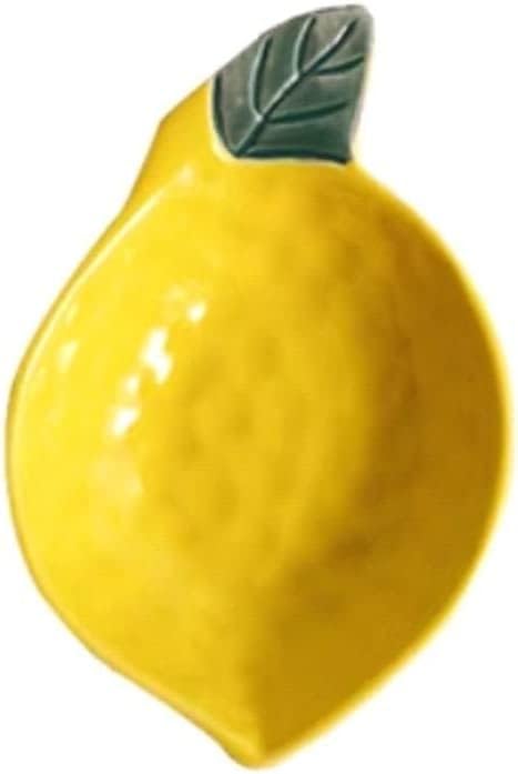 Ceramic Small Dishes Creative Fruit Lemon Appetizer Plate Dipping Sauce Sauce Plate Snacks Snacks Seasoning Dish,