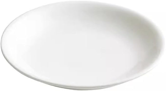 SONGCHAO Party Supplies 14-inch White Large Ceramic Deep Plate Soup Plate Home Pasta Plate Restaurant Salad Plate Appetizer Plate Party Plates (Color : 32cm)