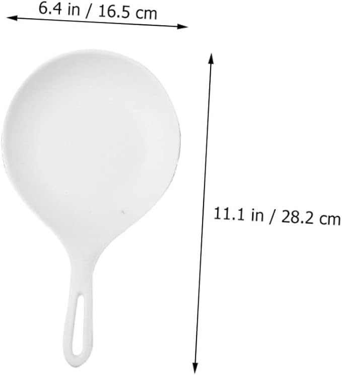 PRETYZOOM Handheld Food Serving Tray Dish for Snacks Appetizers and Desserts for Parties Family Gatherings and Home Use