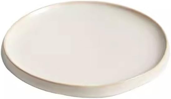 Kitchen Plates Creative Steak Plate Western Food Plate Home Flat Plate Salad Plate Restaurant Appetizer Plate Ceramic Tableware Restaurant Plates(15cm)