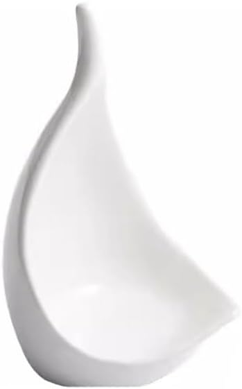 Kitchen Plates Creative White Dinner Plate Hotel Restaurant Salad Plate Appetizer Plate Commercial Tabletop Decoration Tableware Restaurant Plates(8in)