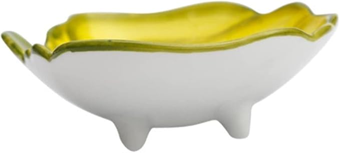 1pc Vegetable Snack Plate Ceramic Tray Dessert Plates Ceramic Appetizer Plates Ceramic Steak Plate Appetizer Dish Ceramic Dessert Plate Fruit Bowls Multifunctional Relish Plate