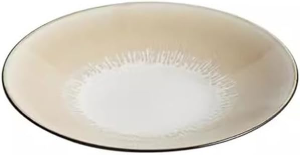 SONGCHAO Party Supplies Creative Restaurant Salad Pasta Plate Kiln Turned Into Dinner Plate Hotel Appetizer Plate Dessert Plate Soup Plate Party Plates (Color : 8.2inch)