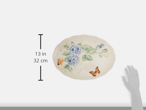 Lenox Butterfly Meadow 16-Inch Platter, White -