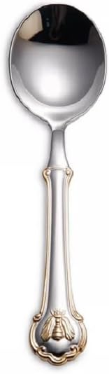Wallace Napoleon Bee Gold Accent 18/10 Stainless Steel 5pc. Hostess Set