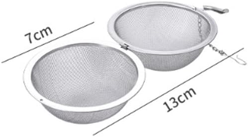3 Pcs Tea Strainer Infuser Ball - Stainless Steel Mesh Tea Filter for Leaves Spice Herb Filter Fruit Squeeze - 2.8in / 7cm Diameter