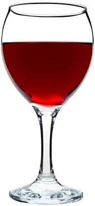 Vikko Wine Glasses, 11 Oz Drinking Glasses Set of 6, Crystal Clear Glass Cups for Water or Juice, Highball Glass Tumbler & Water Glasses for Drinking…
