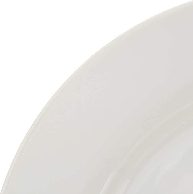 Plate Set –Porcelain Kitchen Dinnerware Set Ceramic Tableware 18-Piece Kitchen Dinnerware Set, Plates, Dishes, Bowls, Service for 6 - White