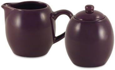 Amsterdam Cream and Sugar Set - Plum