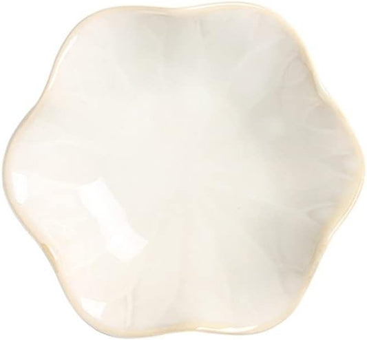 Ceramic Cutlery Salad Bowl Snack Plate Appetizer Plate Ceramic Tableware Household Seasoning Plate Dipping Sauce Plate Bone Plate Vegetable Plate Small Bowl (Color : C)