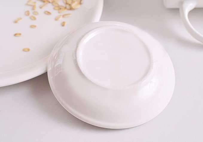 123Arts 4pcs Ceramic Cat Relish Dish Seasoning Dish Dipping Appetizer Plates Ketchup Plate