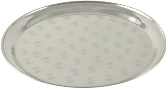 CAC China SSST-17 Stainless Steel Round Serving Tray 17 3/4"