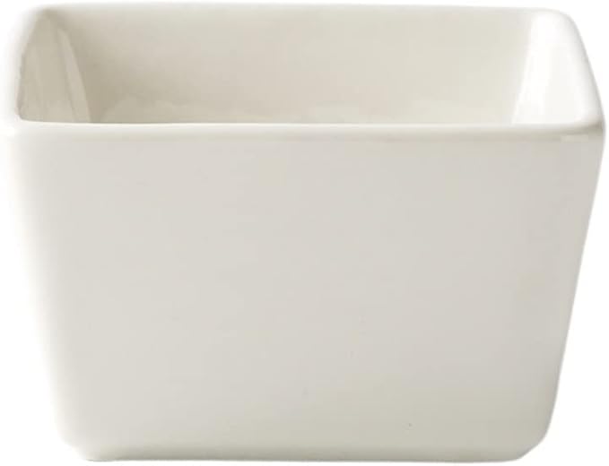 Dipping Sauce Dish Dipping Bowl Appetizer Plates Ceramic Sauce Dish Dessert Plate Square Shape Fruit Plate with Tray Porcelain Cake or Candy Plate Dip/Dipping Bowls Dipping Sauce Bowls/Dishes