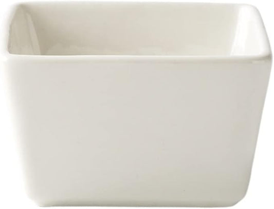 Dipping Sauce Dish Dipping Bowl Appetizer Plates Ceramic Sauce Dish Dessert Plate Square Shape Fruit Plate with Tray Porcelain Cake or Candy Plate Dip/Dipping Bowls Dipping Sauce Bowls/Dishes
