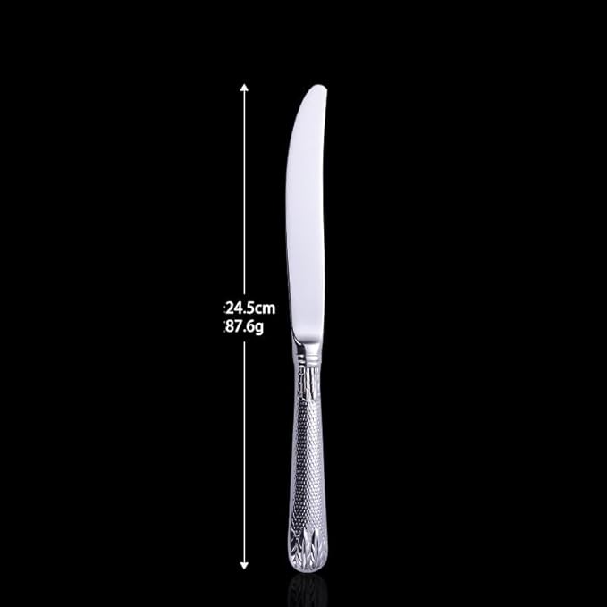 Stainless Steel Flatware serving set,Home Kitchen Eating Tableware Set,Dishwasher Safe,For Home Kitchen Restaurant Hote 4/16/24 Piece Tableware 304 Stainless Steel Steak Knife, Fork And Spoon, Home Cr