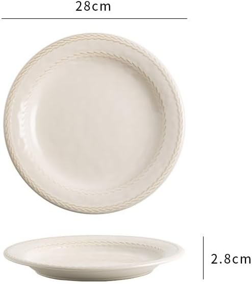 Modern Large Dinner Plates Japanese Restaurant Underglaze Color Creative Home Steak Dinner Plate Ceramic Appetizer Dessert Pasta Cake Tableware Stackable Dinner Plates