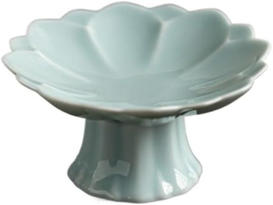 Appetizer Plates Serving Platter Decoration Multipurpose Ceramic Tray Serving Plate Fruit Bowl for Condiment(Natural)