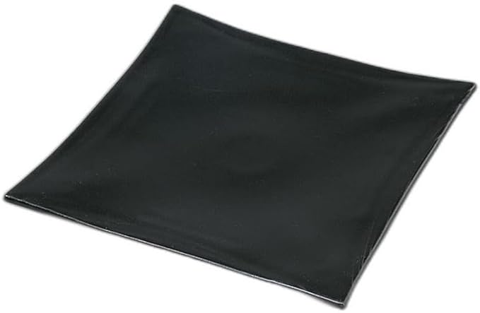 Kuroorbe Square Plate [ 8.5 x 8.5 x 0.7 inches (21.5 x 21.5 x 1.8 cm) ] | Appetizer Plate, Setomonohonpo