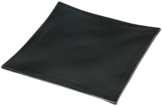 Kuroorbe Square Plate [ 8.5 x 8.5 x 0.7 inches (21.5 x 21.5 x 1.8 cm) ] | Appetizer Plate, Setomonohonpo