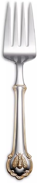 Wallace Napoleon Bee Gold Accent 18/10 Stainless Steel 5pc. Hostess Set