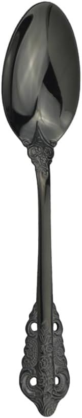 Stainless Steel Flatware serving set,Home Kitchen Eating Tableware Set,Dishwasher Safe,For Home Kitchen Restaurant Hote 4/16/24/32/40/48 Pieces Palace Tableware Black Thickened Stainless Steel Knife C