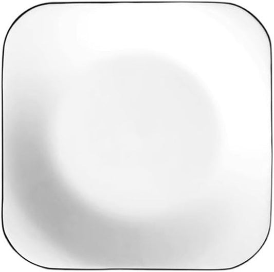 SONGCHAO Party Supplies 6 Square Plate Ceramic Household Dishes Creative Nordic Western Food Plate Deep Plate Fruit Plate Party Plates (Size : Medium)