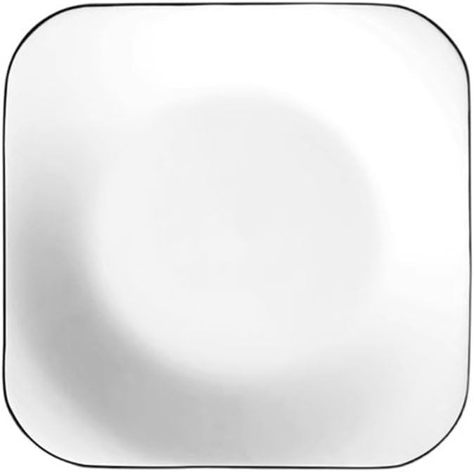 SONGCHAO Party Supplies 6 Square Plate Ceramic Household Dishes Creative Nordic Western Food Plate Deep Plate Fruit Plate Party Plates (Size : Small)