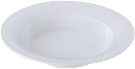 Dining Plate A Simple Ceramic Round Dinner Plate, Suitable for Pasta, Salad, Western Food,