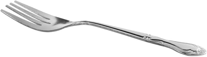 Soro Essentials- Stainless Steel Windy City Salad Fork Set of 24- Serving Utensils Serving Flatware Cutlery Kitchen Tableware Buffet Serving Utensils for Home Kitchen and Restaurant