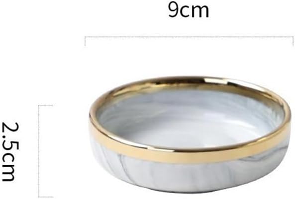 Appetizer Plates Round Sushi Plate Ceramic Soy Sauce Dish for Dips Snack Dishes Sushi Sdauce Dish for Condiment