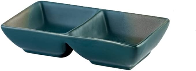 Snack Plate Appetizer Dish Seasoning Bowl Family Restaurant Grid Ceramic Dipping Sauce Snack Snack Tray
