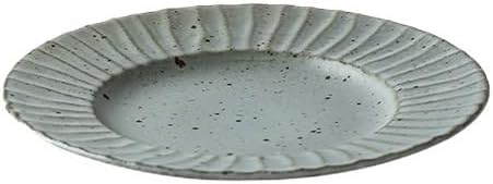 Dinner plate Kitchen Plates Dishes Japanese Style Household Dish Stoneware Retro Breakfast Salad Plate Fruit Plate Simple Ceramic Dinner Plate Food Utensil Dinner plates Kitchen Dinnerware Small Plat